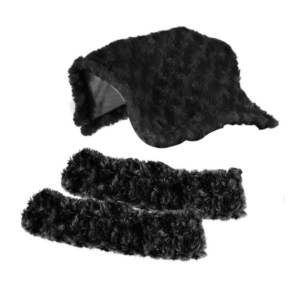 アイススケートブレードカバー 2個セット アイススケートプロテクター トレーニング 練習 スポーツ用 ブラック M