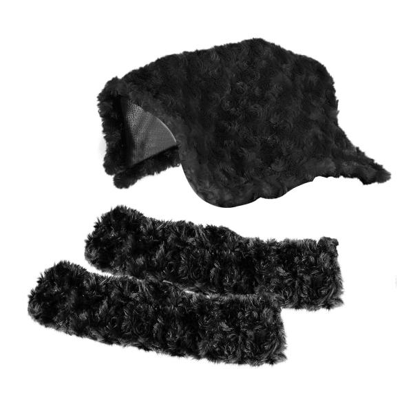 アイススケートブレードカバー 2個セット アイススケートプロテクター トレーニング 練習 スポーツ用 ブラック L