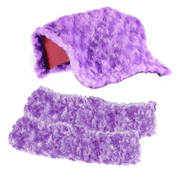 アイススケートブレードカバー 2個 アイススケートプロテクター トレーニング 練習 スポーツ用 パープル L