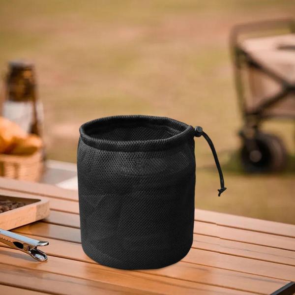 キャンプ用調理器具バッグ 調理器具オーガナイザー プレミアム 実用的 必需品 ポータブル 16cmx16cmx20cm