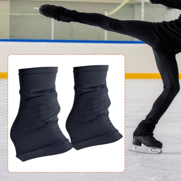 フィギュアスケート用レッグウォーマー 伸縮性 軽量 滑り止め アイススケート用 レディース ラインストーンなし M
