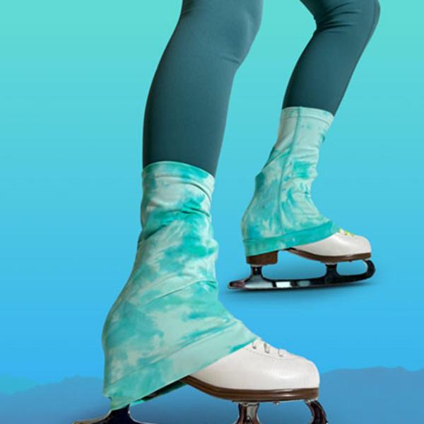 フィギュアスケート レッグウォーマー 装飾 スポーツ 防寒 トレーニング S ダイヤモンドなし