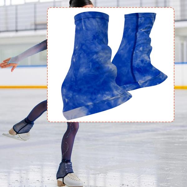 女性用フィギュアスケートレッグウォーマー 滑り止め ダンス 冬季アクティビティ用