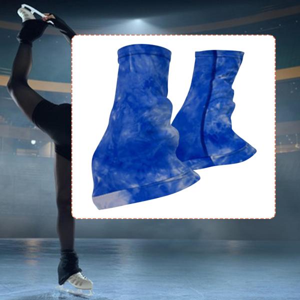 女性用フィギュアスケートレッグウォーマー 滑り止め ダンス 冬季アクティビティ用