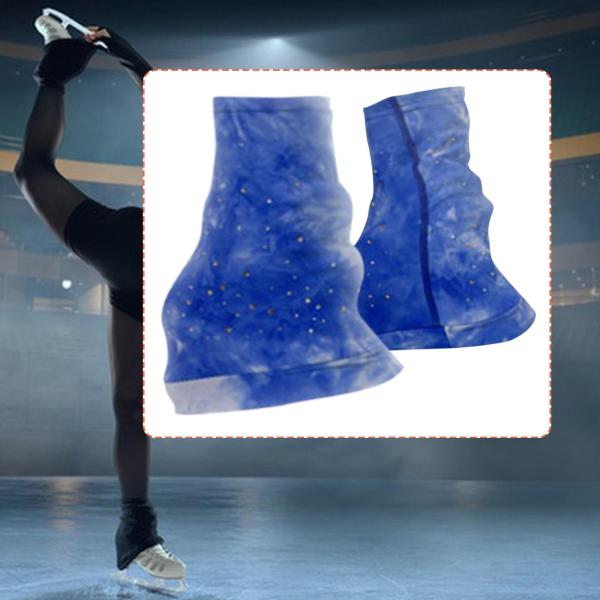 女性用フィギュアスケートレッグウォーマー 滑り止め ダンス 冬季アクティビティ用