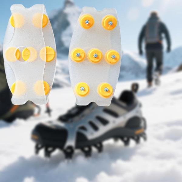アウトドア用アイスクリート ウォーキング用トラクションクリート キャンプ ウォーキング 登山用 クリアネイル