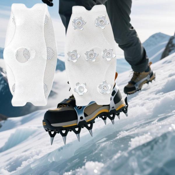 アウトドア用アイスクリート ウォーキング用トラクションクリート キャンプ ウォーキング 登山用 クリアクロー