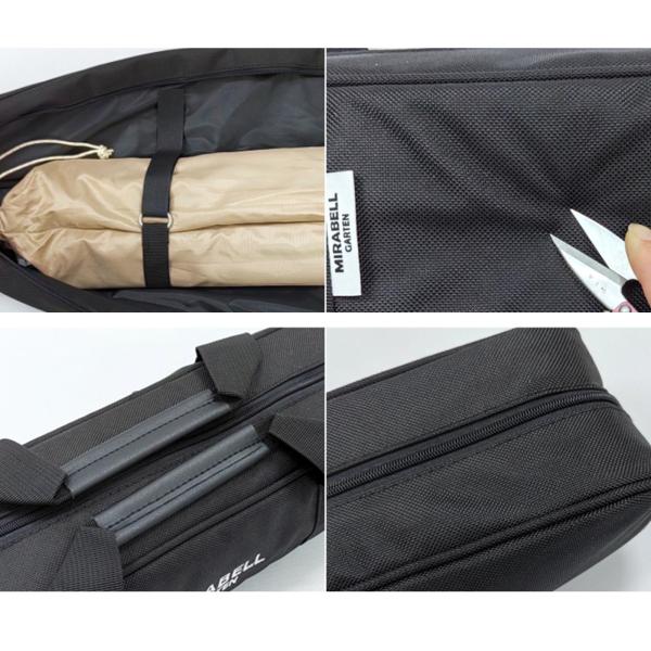 釣り竿収納バッグ キャンプ用テントポール収納バッグ ジッパー開閉 軽量 多機能 テントポール三脚キャリー