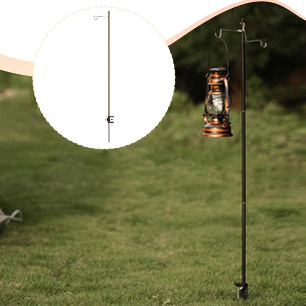 キャンプ用ランタンスタンド 旅行用 ピクニック用 ランタンポールハンガー BBQ ギフト アクセサリー コーヒー