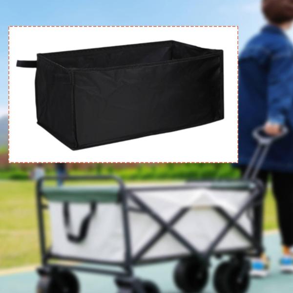 ワゴンライナー ショッピング オックスフォード布 キャンプ用品 高耐久ワゴンカバー ブラック S