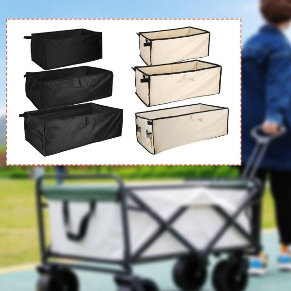 ワゴンライナー ショッピング オックスフォード布 キャンプ用品 高耐久ワゴンカバー ブラック S