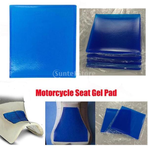 ジェルシート バイク/自転車用 ゲルシート クッション 冷感グッズ 衝撃吸収 快適 尻痛対策 座り心地抜群 切り取り使用可能