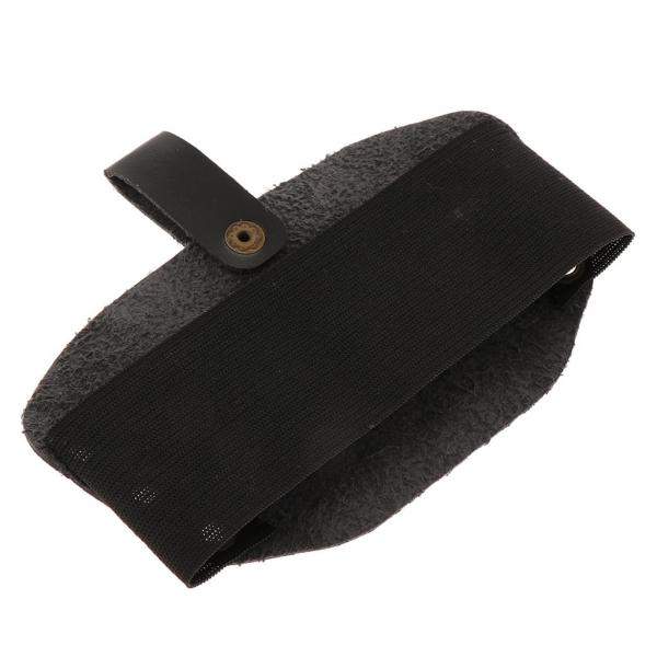 オートバイペダルギアシフトシューズブーツプロテクターパッドレザーガードブラック