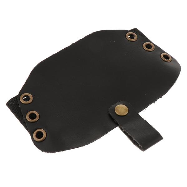 オートバイペダルギアシフトシューズブーツプロテクターパッドレザーガードブラック
