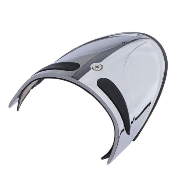 ハーレーfxst xl fxdwg fxrモデル9016シルバー用フェンダー拡張チップ110 mm