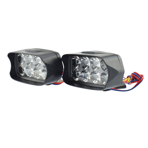 ヘッドライト オートバイ バイク バイク補助ライト 照明 6500K 超高輝度LED IP65防水 LEDフォグランプ 補助ライト 12wパワー