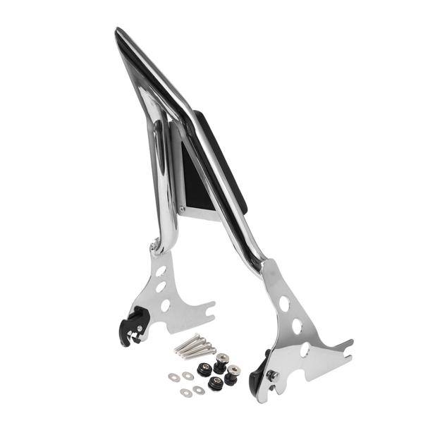 デイビッドソンXL883CXL1200SXLH1200バイク部品用パッドクッション付き取り外し可能な直立助手席シシーバー背もたれの画像