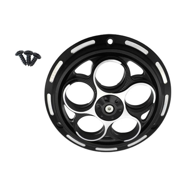 Vespa Sprint Primavera 15013-20ブラック用エンジンファンカバーガード保護フィット