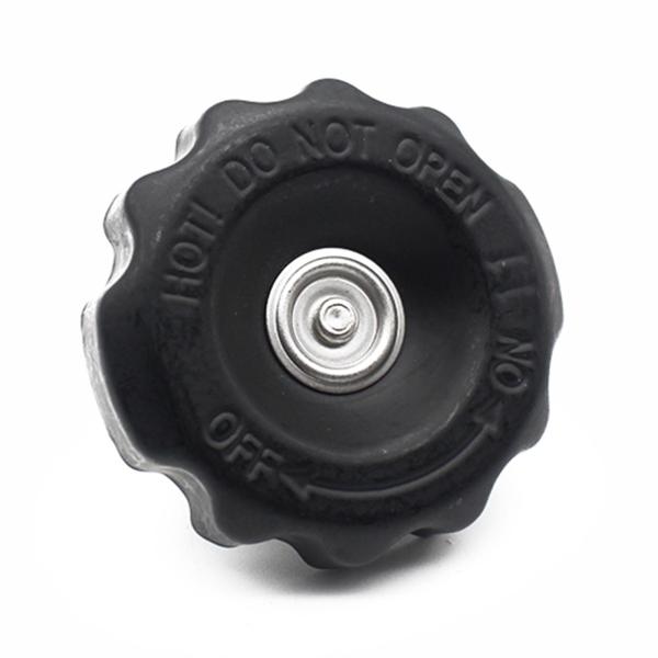 バイクラジエーターキャップカバーアルミホンダモーターサイクル用品ブラック