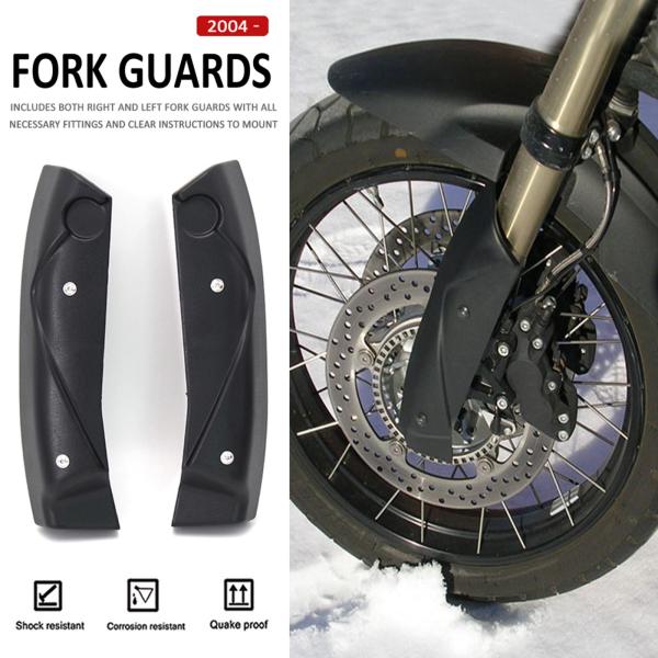 モーターサイクルフロントフォークガードプロテクター左右アクセサリーブラックABSロアカバーセットBMWR1200GSR1200Gsaの交換