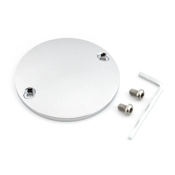 ハーレーFxe1200スーパーグライド73-80シルバー用2穴点火タイマーカバー