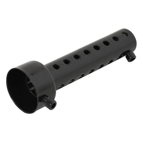 バイク用排気マフラーノイズ除去35mmロングブラック