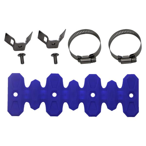 直径27-51mmのエキゾーストパイプブルー用のエキゾーストヒートシールドカバーシリコン