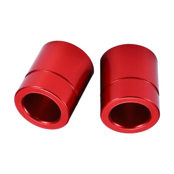 ホンダCrf250L250M300L2017-21レッドに適合する2xフロントホイールハブスペーサーパーツ