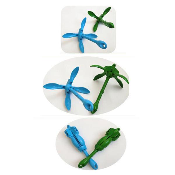 カヌーヨットグリーンに適したユニバーサル折りたたみ式鉤縄釣り道具