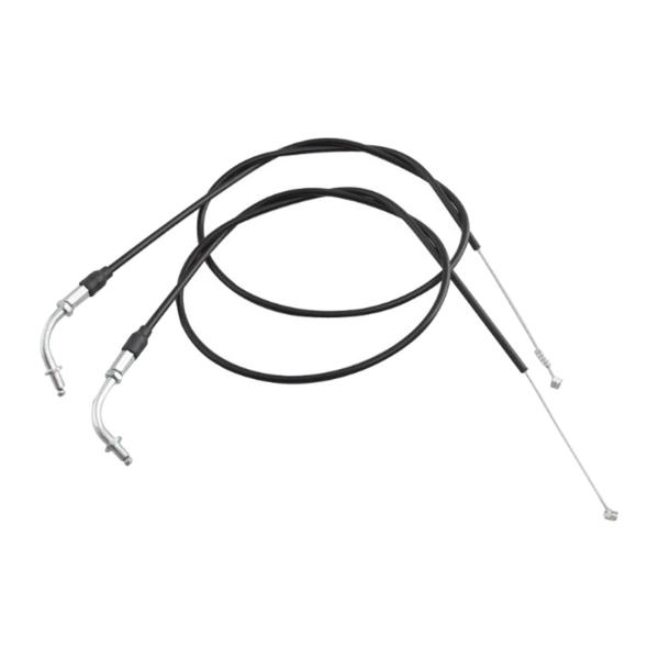 ハーレーXL883XL1200x482002-14に適合する2xモーターサイクルスロットルケーブルワイヤー , 130cm