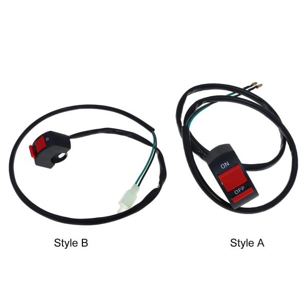 バイクハンドルバーフォグライトスタートスイッチ22mmイージーコントロールスタイルA