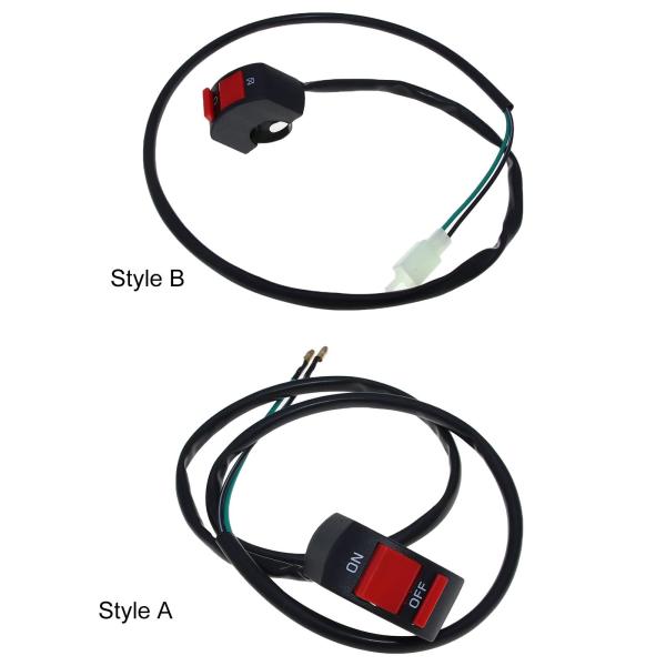 バイクハンドルバーフォグライトスタートスイッチ22mmイージーコントロールスタイルA