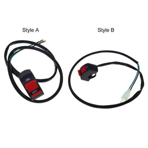 バイクハンドルバーフォグライトスタートスイッチ22mmイージーコントロールスタイルA