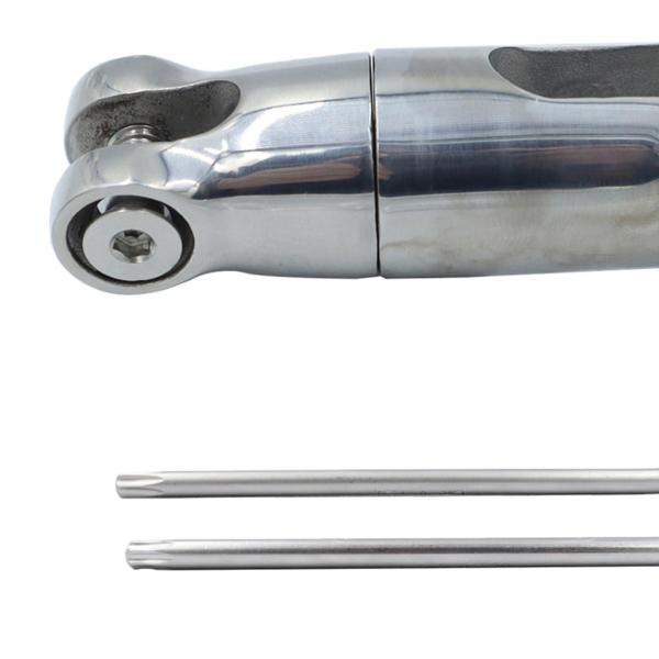 ヘビーデューティボートアンカーダブルスイベルコネクタスペアパーツは6-8MM T30 T27レンチを交換します