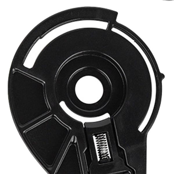 Soman 965用のネジ付きオートバイヘルメットレンズベーススペアパーツ2個