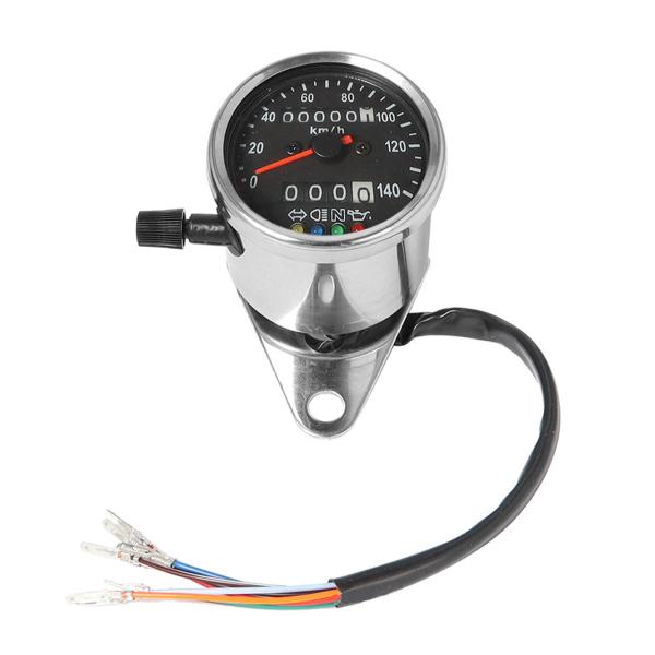 オートバイの計器デジタル タコメーター バイクの変更の電気メッキ黒
