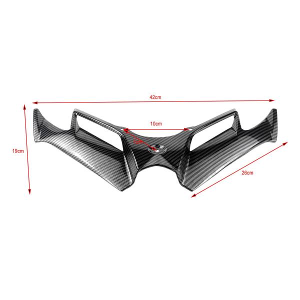 オートバイ フロント フェアリング ウィングレット 空力ウイング カバー  nmax125 ウォーター リップル パターン