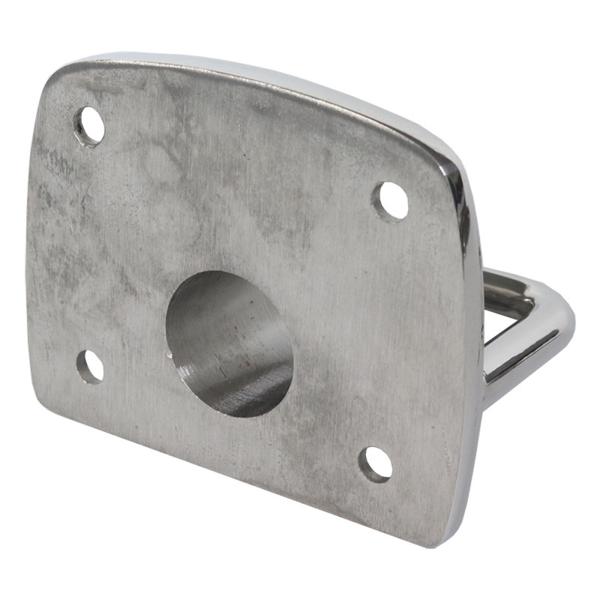 ボートフラッグポールソケット、フラッグポールホルダーアクセサリー、ミラー反射フラッグポールマウントベースフラッグポールブラケット、船、ボート