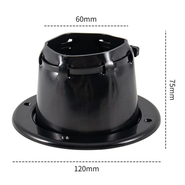 ボートケーブルブーツ保護耐久性のあるケーブルタイ付きヨットマリンボート用ブラック