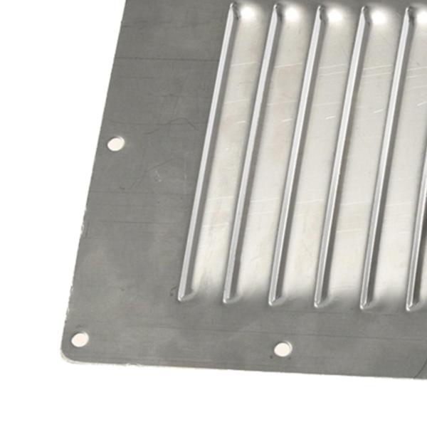 ステンレススチールルーバーベント、ルーバーグリルカバーベント、スペアパーツアセンブリは、Rvsヨット用の長方形エアベントグリルカバーを交換し