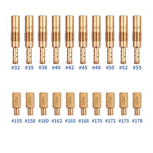 30x キャブレター  ジェット キット スロー パイロット  スペアパーツ 交換パーツ アクセサリー オートバイ ポリーニ 250cc G