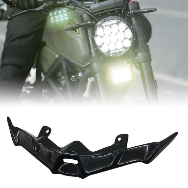 オートバイ前輪フェンダーくちばしノーズホンダ Adv160 2023 アクセサリー光沢のある黒