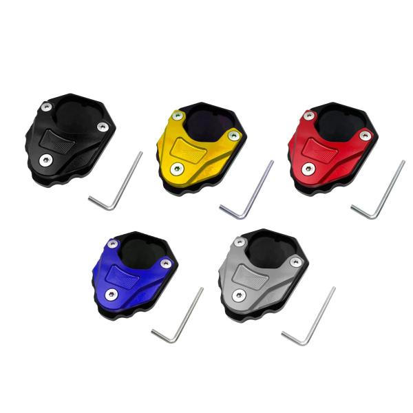 オートバイサイドスタンドフットパッドサポート C400GT  2019-2021 頑丈な黒