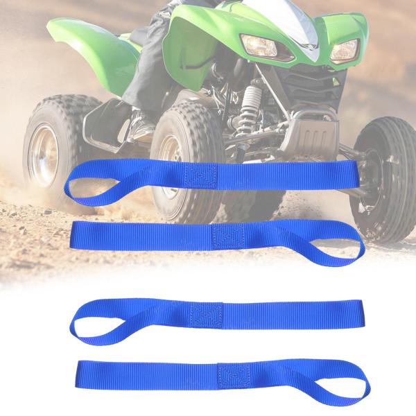 5 個のソフトループ高強度タイダウンループナイロン高耐久タイダウンストラップブルー 29.5 センチメートル