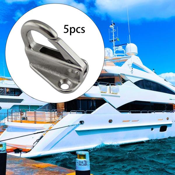 マリンフェンダーフックボートフェンダーハンガーRvトラック外航船用5個