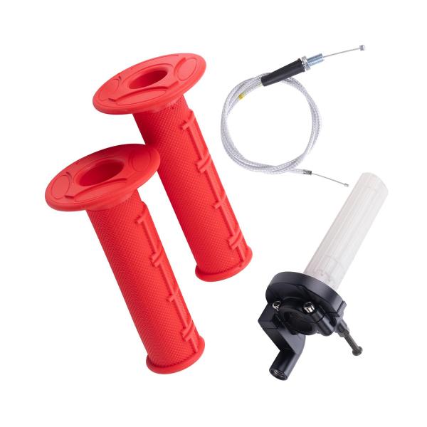 スロットルアクセラレータハンドルグリップ 125cc 使いやすいパーツアクセサリー MB165 196cc 5.5HP用