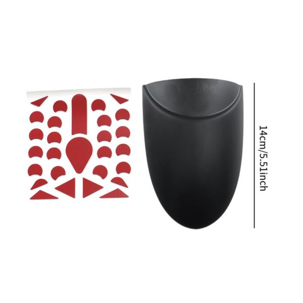 オートバイフロントフェンダーエクステンションマッドガードスタイリッシュで軽量、保護機能付き、実用的で頑丈なマッドガードプロテクター、スプラッシュガード