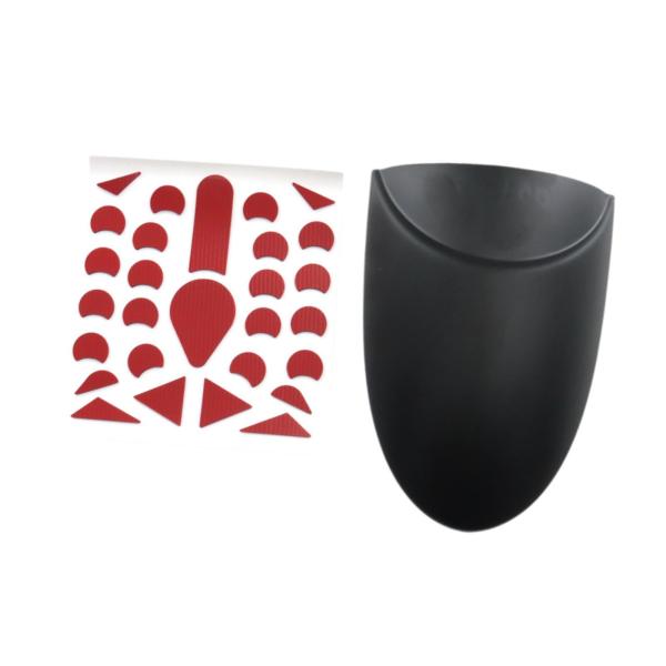 オートバイフロントフェンダーエクステンションマッドガードスタイリッシュで軽量、保護機能付き、実用的で頑丈なマッドガードプロテクター、スプラッシュガード