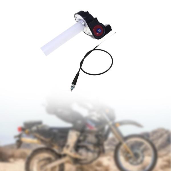 汎用 22mm ツイストスロットルグリップとケーブル ダートピットバイク オートバイ用交換部品 簡単な組み立て 90cm ケーブル交換