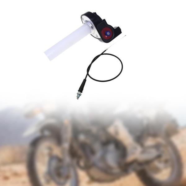 汎用 22mm ツイストスロットルグリップとケーブル ダートピットバイク オートバイ用交換部品 簡単な組み立て 90cm ケーブル交換